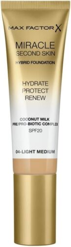 Max Factor Miracle Touch Second Skin Foundation SPF20 30ml - 4 Light Medium