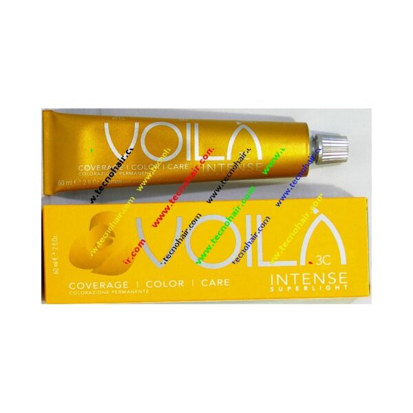 Intercosmo Voila Intense Hair Color 60ml - 12.23 Beige Irise Superblonde - Image 2