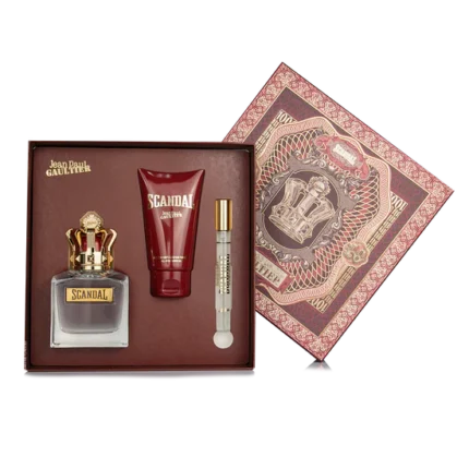 Jean Paul Gaultier Scandal Pour Homme Gift Set 100ml EDT + 10ml EDT + 75ml Shower Gel