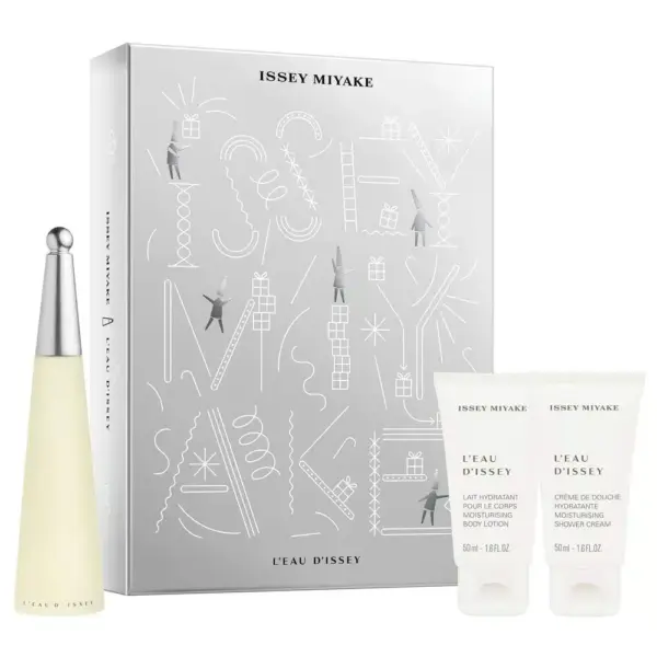 Issey Miyake L'eau d'Issey Gift Set 50ml EDT + 50ml Body Lotion + 50ml Shower Cream