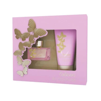 Coleen Rooney Butterflies Gift Set 50ml EDT + 100ml Body Lotion