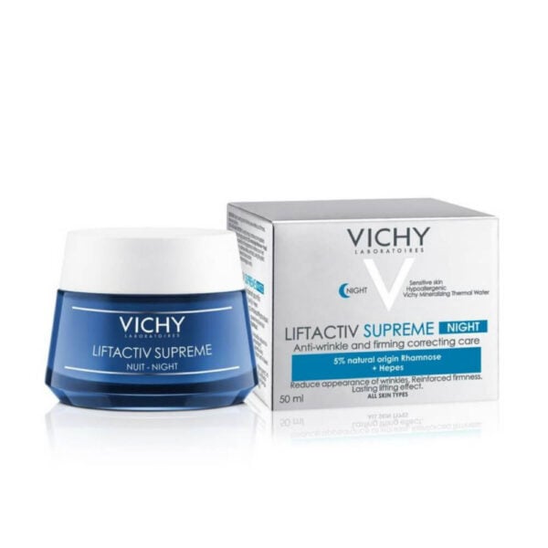 Vichy LiftActiv CxP Night Cream 50ml - Anti-Aging Skincare for Wrinkles and Firmness