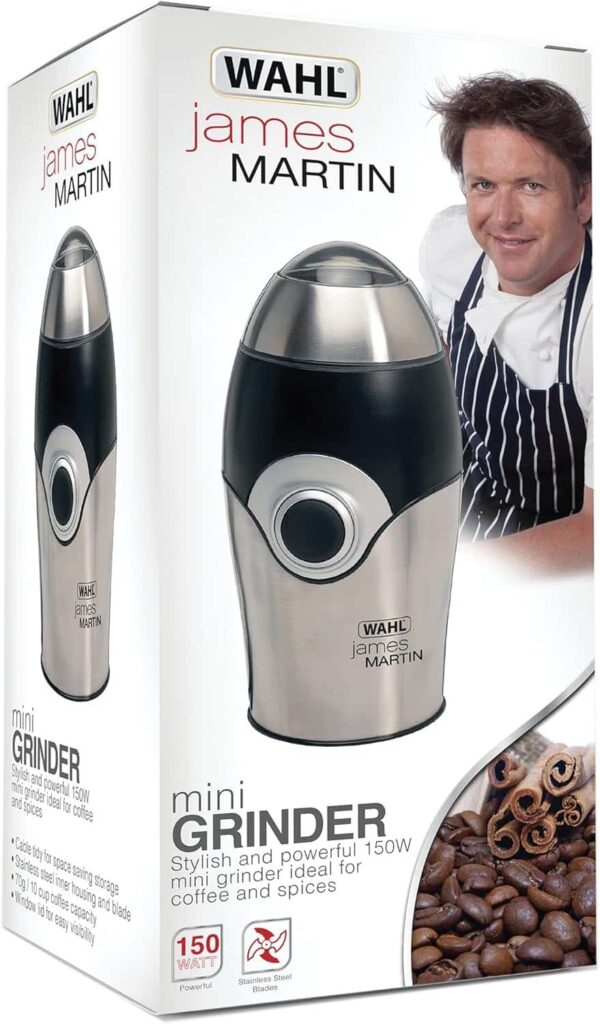 Wahl ZX595 James Martin Mini Grinder Stainless Steel: Compact and Powerful - Image 2