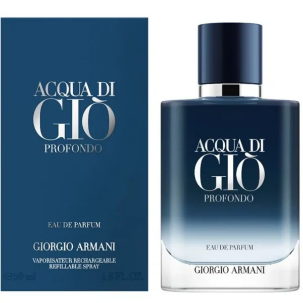 Giorgio Armani Acqua di Gi? Profondo Pour Homme Eau De Parfum 50ml Refillable Spray