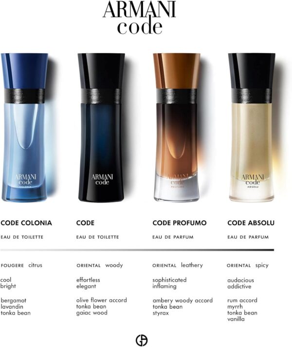 Giorgio Armani Code Eau de Parfum 75ml Spray - Image 5
