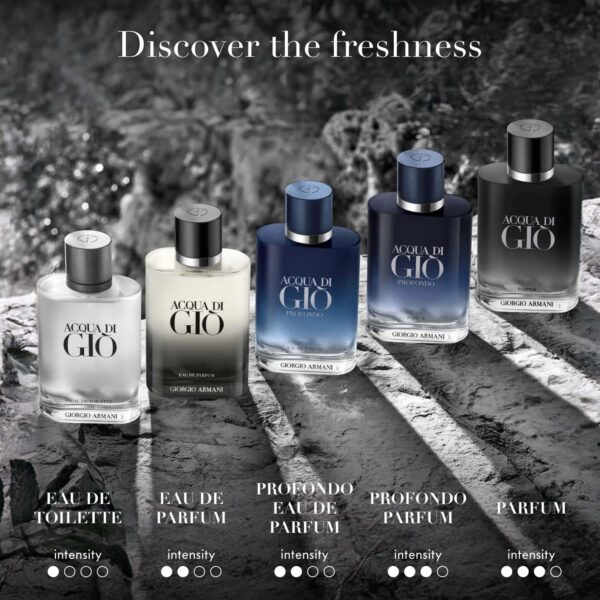 Giorgio Armani Acqua di Gi? Profondo Pour Homme Eau De Parfum 50ml Refillable Spray - Image 3