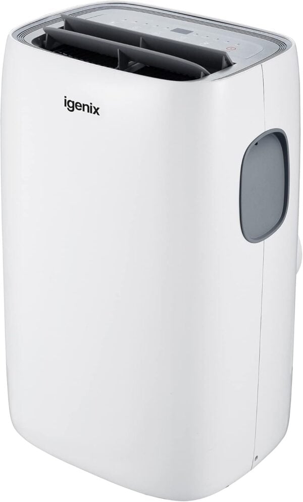Igenix IG9922 12000BTU 4-in-1 Portable Air Conditioner, Cooling, Fan, Dehumidifier, White
