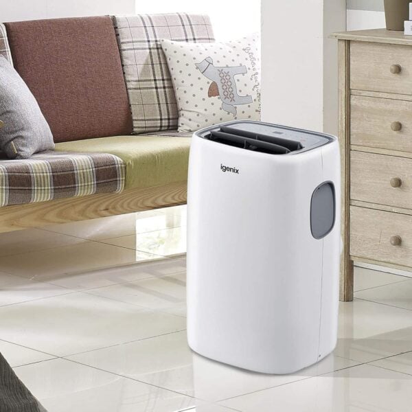 Igenix IG9922 12000BTU 4-in-1 Portable Air Conditioner, Cooling, Fan, Dehumidifier, White - Image 2