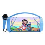 Lexibook BTP585DZ Disney Stitch Bluetooth Speakers with Lights & Mic