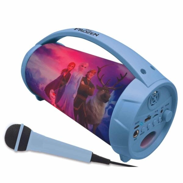 Lexibook BTP585FZZDisney Frozen Bluetooth Speakers with Lights & Mic - Image 2