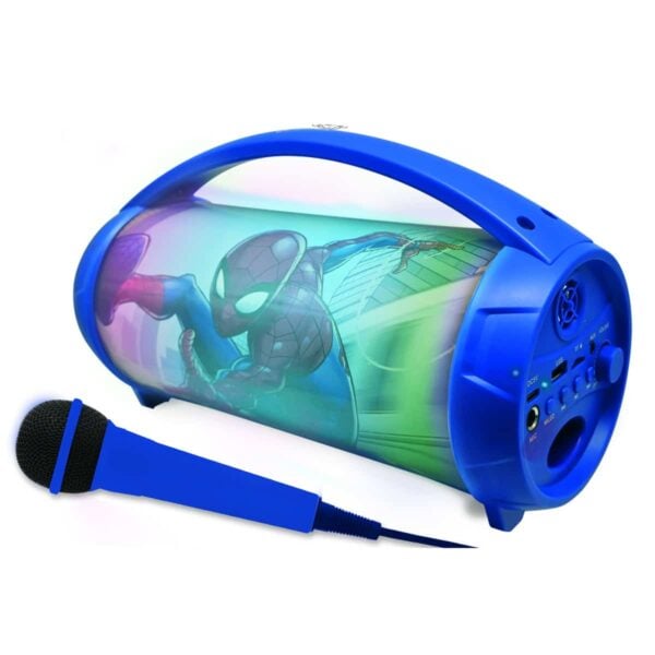 Lexibook BTP585SPZ Spider-Man Bluetooth Speakers with Lights & Mic - Image 4
