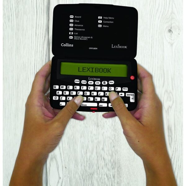 Lexibook CR753EN Collins Bradford's Electronic Crossword Solver - Image 2