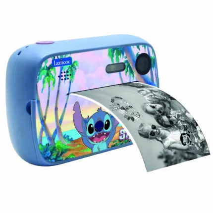Lexibook DJ150D Stitch Instant Print Kids Camera with SD Card