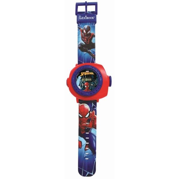 Lexibook DMW050SP Spider-Man Children's Projection Watch with 20 Images