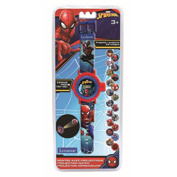 Lexibook DMW050SP Spider-Man Children's Projection Watch with 20 Images - Image 4