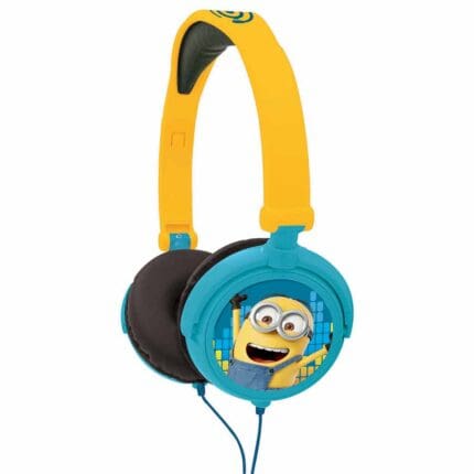 Lexibook HP010DES Despicable Me Minions Foldable Stereo Headphones with Volume Limiter