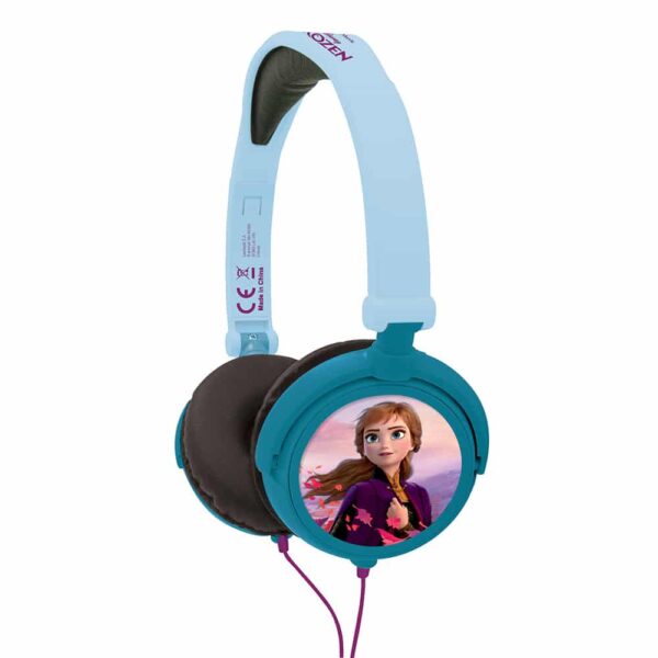 Lexibook HP010FZ Disney Frozen II Foldable Stereo Headphones with Volume Limiter