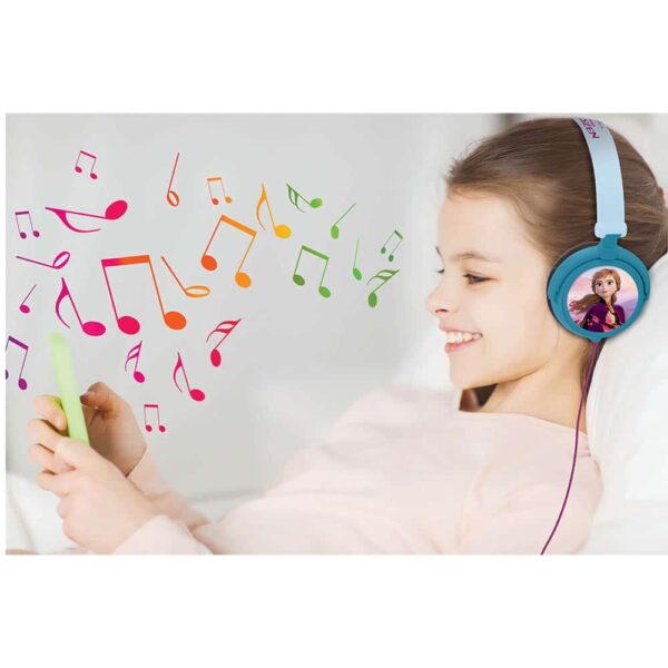Lexibook HP010FZ Disney Frozen II Foldable Stereo Headphones with Volume Limiter - Image 4
