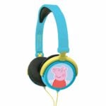 Lexibook HP015PP Peppa Pig Foldable Stereo Headphones with Volume Limiter