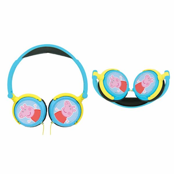 Lexibook HP015PP Peppa Pig Foldable Stereo Headphones with Volume Limiter - Image 4