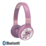 Lexibook HPBT010D1 Disney Stitch Bluetooth & Wired Foldable Headphones - Purple