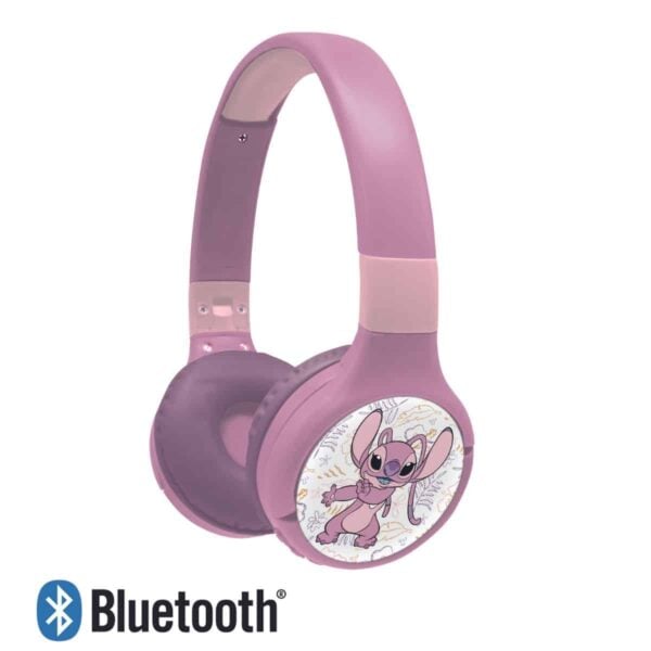 Lexibook HPBT010D1 Disney Stitch Bluetooth & Wired Foldable Headphones - Purple
