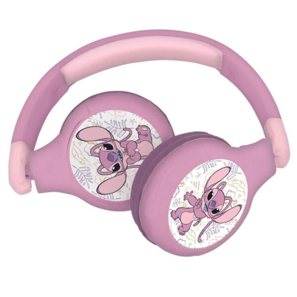 Lexibook HPBT010D1 Disney Stitch Bluetooth & Wired Foldable Headphones - Purple - Image 2