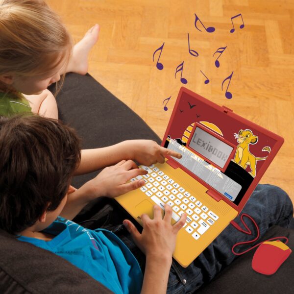 Lexibook JC598ANI1 The Lion King Educational Laptop with 124 Activites - Image 2