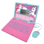 Lexibook JC598UNII1 Unicorn Bilingual Educational Laptop with 124 Activites