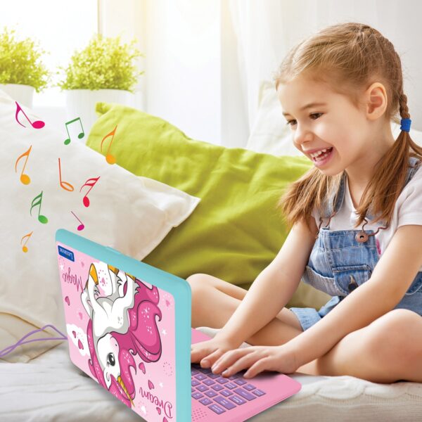 Lexibook JC598UNII1 Unicorn Bilingual Educational Laptop with 124 Activites - Image 4