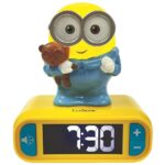 Lexibook RL800DES 3D Despicable Me Minions Childrens Clock with Night Light
