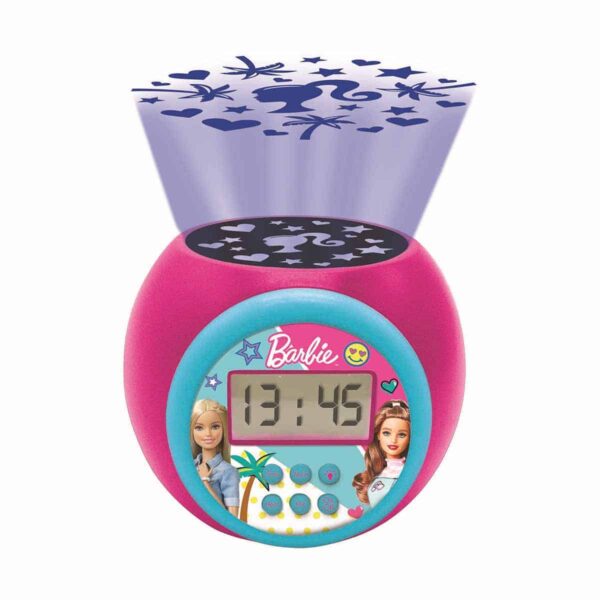 Lexibook RL977BB Barbie Childrens Projector Clock with Timer - Image 2