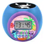 Lexibook RL977D Disney Stitch Childrens Projector Clock with Timer