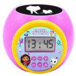 Lexibook RL977GDH Gaqby's Dollhouse Childrens Projector Clock with Timer