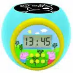 Lexibook RL977PP Peppa Pig Childrens Projector Clock with Timer