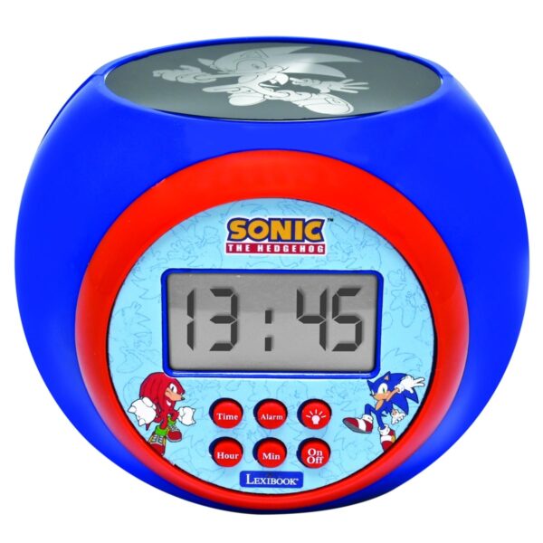 Lexibook RL977SN Sonic Childrens Projector Clock with Timer