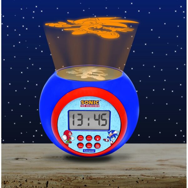 Lexibook RL977SN Sonic Childrens Projector Clock with Timer - Image 3