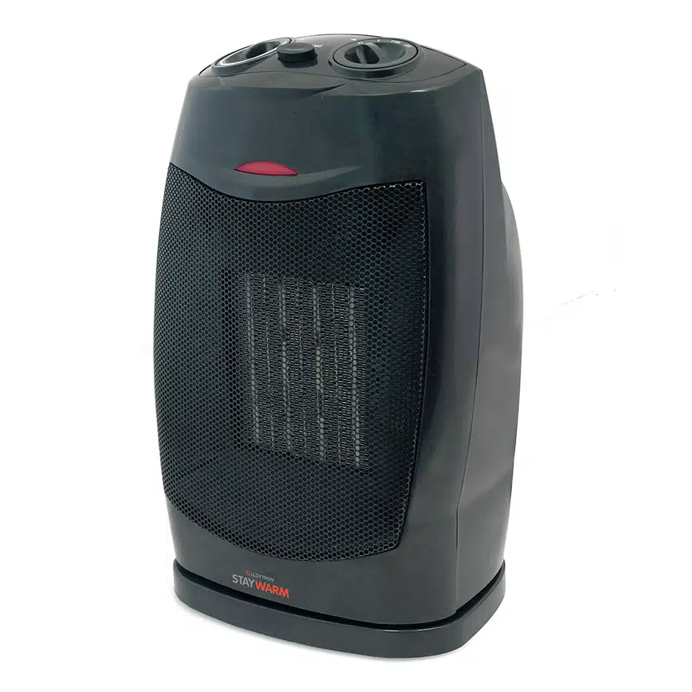 Lloytron Staywarm 1500w Oscillating PTC Ceramic Heater Fbk jpg