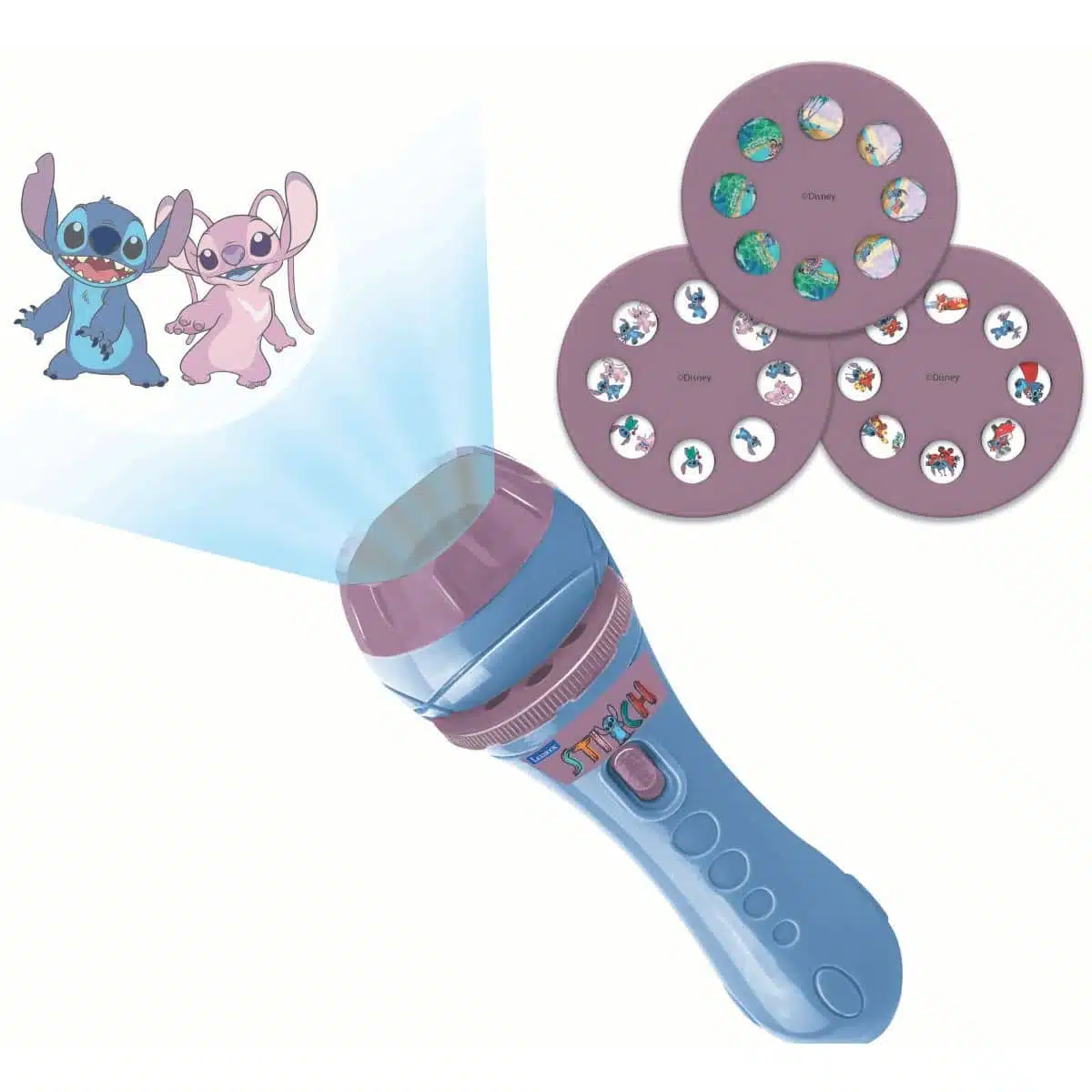 Lexibook Disney Stitch Stories & Image Projector Torch jpg