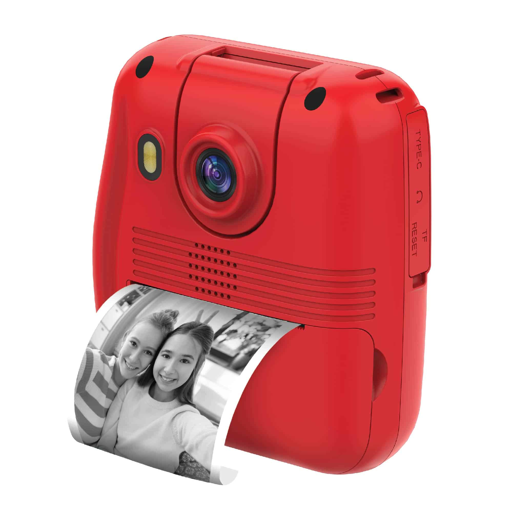 Groov-e Kids HD Digital Printing Camera - Red Gv cm frontjpg