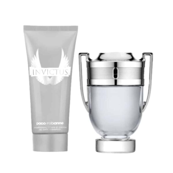 Paco rabanne invictus gift set ml edt ml shower gel