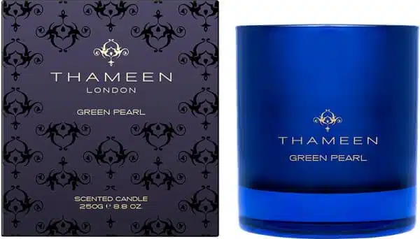 Thameen green pearl candle g