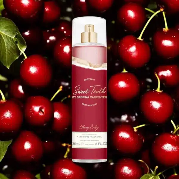 Sabrina Carpenter Sweet Tooth Cherry Baby Body Mist 236ml - Image 3