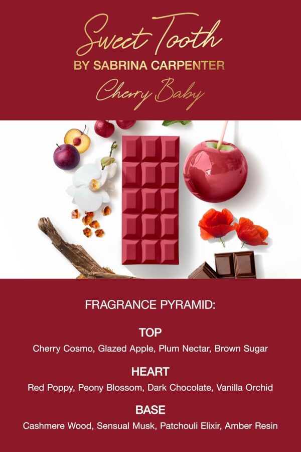 Sabrina Carpenter Sweet Tooth Cherry Baby Eau de Parfum 30ml Spray - Image 6