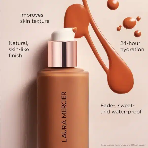 Laura Mercier Real Flawless Weightless Perfecting Foundation 30ml - 3W1 Dusk - Image 6