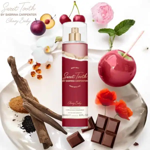 Sabrina Carpenter Sweet Tooth Cherry Baby Body Mist 236ml - Image 2