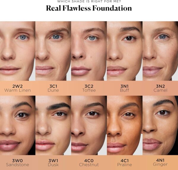 Laura Mercier Real Flawless Weightless Perfecting Foundation 30ml - 3W1 Dusk - Image 5