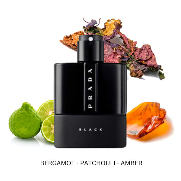 Prada Luna Rossa Black Eau de Parfum 100ml Spray - Image 3