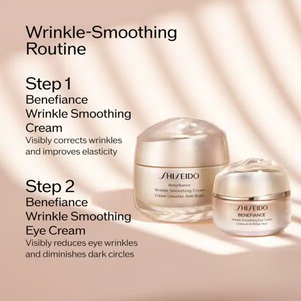 Shiseido Benefiance Wrinkle Smoothing Eye Cream 15ml - Image 4