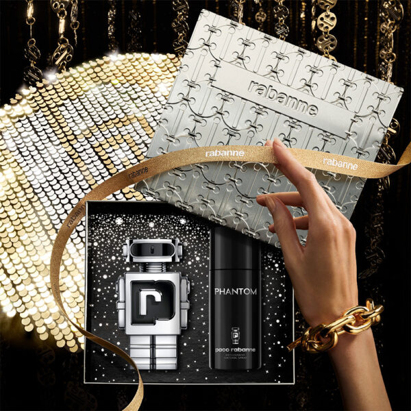 Paco Rabanne Phantom Parfum Gift Set 100ml EDP + 150ml Deodorant Spray - Image 2